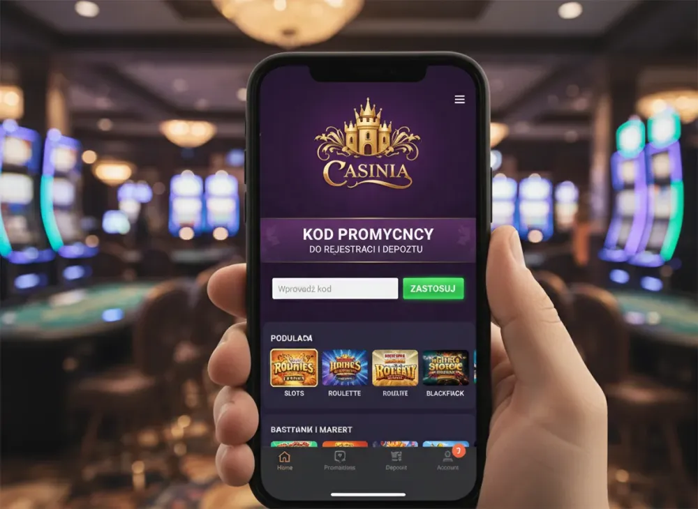 Casinia kod promocyjny do rejestracji i depozytu