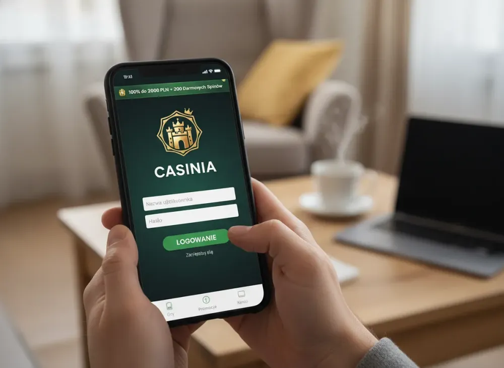 Casinia logowanie instrukcja krok po kroku